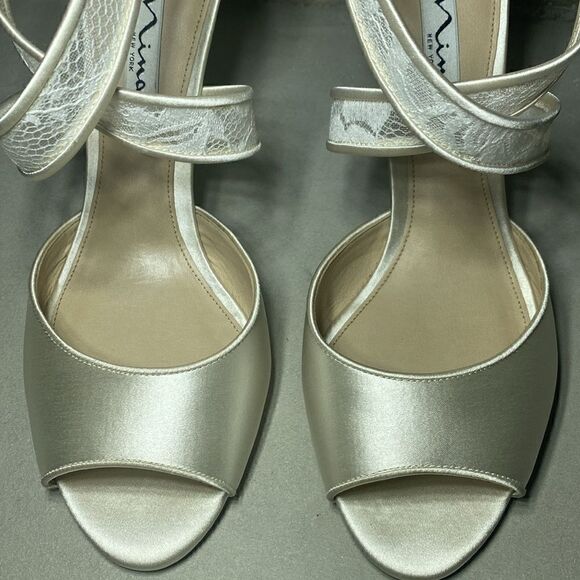 NWOB MSRP $109 Nina Elyana Strappy Wedge Sandal Women's Size 9 - Picture 9 of 12